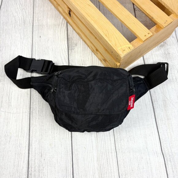 Drakkar Noir Nylon Large Fanny Pack Belt Bag Sling Bag - Picture 6 of 8